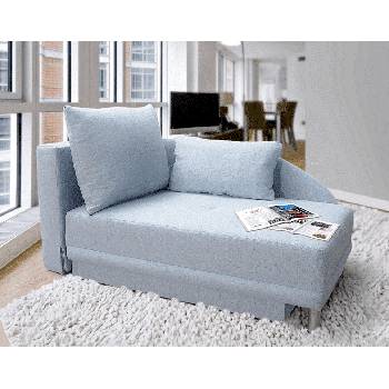 Разтегателен диван Laurel ляв ъгъл светло син