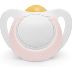 Nuk Каучукова залъгалка NUK - Star, 0-6 m + кутийка (10726069-Бяло/Розово)