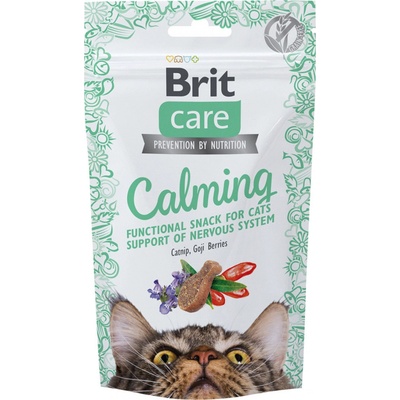 Brit Care Cat Snack pamlsek pro nervový balanc koček se šantou a goju 50 g