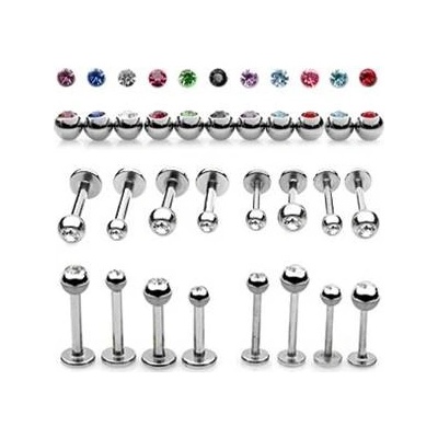 Šperky4U piercing do brady labreta LB1011-1210K