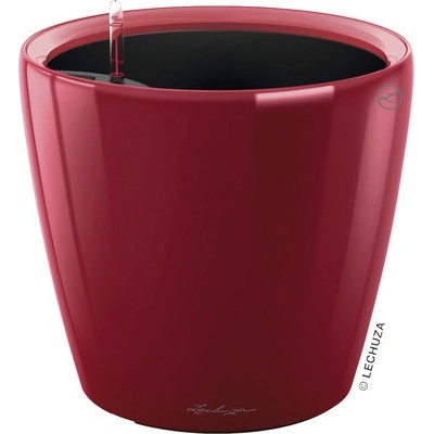 Lechuza Plastový samozavlažovací květináč Classico Color LS 28 x 26 cm červený – Hledejceny.cz