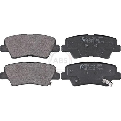 Sada brzdových platničiek kotúčovej brzdy A.B.S. 37914