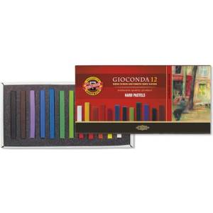 KOH-I-NOOR Пастелна креда, твърда, KOH-I-NOOR "Gioconda 8112/6", 12 различни цвята 8112012002SV (8112012009SV)