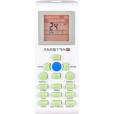 AUX ykr-p/101e - оригинален дистанционен контрол с подсветка (ykr-p/101e)