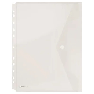 DONAU Калъф за документи a4, pp, патент, с щипка, donau, прозрачен 8540001pl-00 (8540001pl-00)