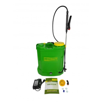 Procraft Акумулаторна пръскачка PROCRAFT AS12L - 12 л, 12V 8Ah, 3 дюзи (9022)