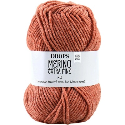Drops Merino Extra Fine 45 rumělka