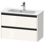Duravit Ketho. 2 - Шкафче за умивалник 55x81x39 см, 2 чекмеджета, лъскаво бяло K25256022220000 (K25256022220000)