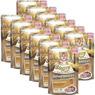 Stuzzy Kitten Monoprotein GF kuracie 12 x 85 g