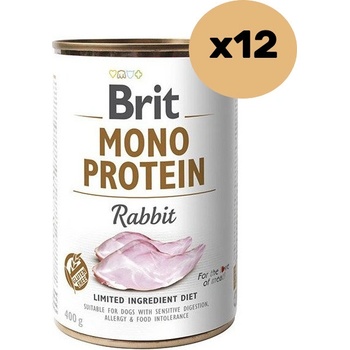 Brit Mono Protein Rabbit, 12 x 400 g