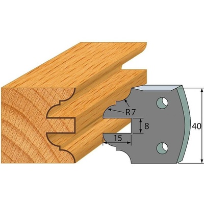IGM Professional IGM Profil 099 - pár obmedzovačov 40x4mm SP F027-099