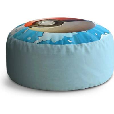 Sablio Taburet Circle Pokemon ball Obloha: 38x48 cm