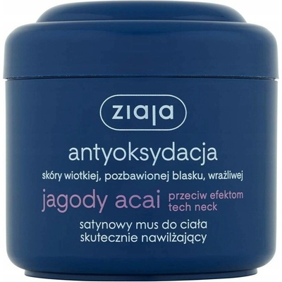 Ziaja Antyoksydacja Borůvka Acai Saténové tělové máslo 200 ml