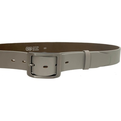 Penny Belts kožený opasek 15951 šedý