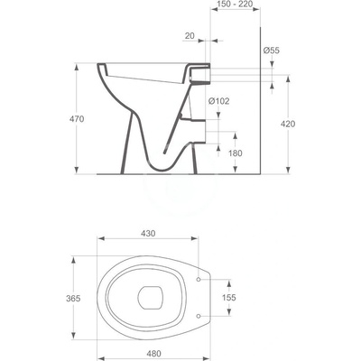 Ideal Standard Contour 21 P239901