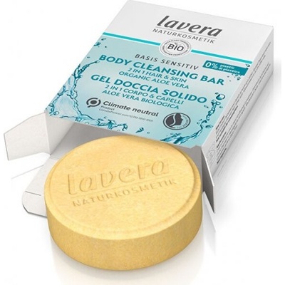 Lavera Basis tuhý sprchový gél a šampón 2v1 50 g