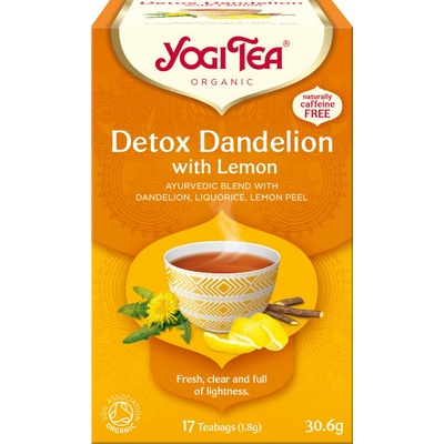 Yogi Tea Bio Detox with Lemon Čistící s citrónem 17 x 1.8 g