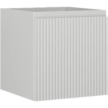 Mexen Rivel шкаф за баня под мивка 45 см, 1 чекмедже, набраздено, сиво мат - 91A20-04547-1-BF62 (91A20-04547-1-BF62)