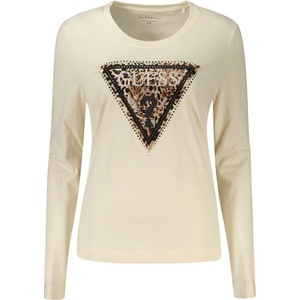 Guess jeans Дамска блуза с дълъг ръкав guess jeans, Размер l, Цвят Бежов (w6bi57k7387_beg012)
