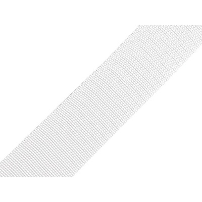 Prima-obchod Popruh polypropylenový šíře 40 mm tloušťka 1 mm, barva 01 bílá