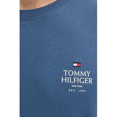 Tommy Hilfiger Памучна тениска Tommy Hilfiger в синьо с принт MW0MW36500 (MW0MW36500)