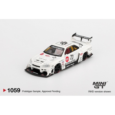 MINI GT Nissan LB-ER34 Super Silhouette Athlete/Collet 1:64