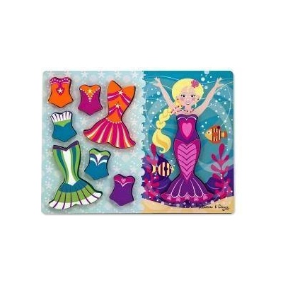 Melissa & Doug Дървен пъзел Дрехи за русалка Melissa and Doug, 000772190237