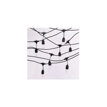 Ecolight Garden Garland LED SET 10m +10 filament G45 E27 1W 2700K