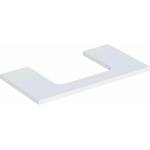 Geberit Плот за мивка Geberit One с централен изрез, матово бяло, 90 см (505.283.00.2)