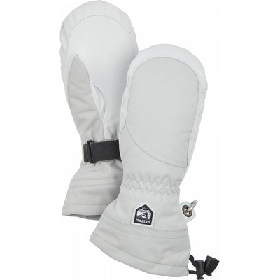 Hestra Дамски ръкавици Hestra Women's Heli Ski Mitt Gloves - Pale Grey / Offwhite - размер 5 (EU) (202-2120-1011)