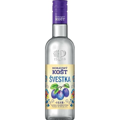 Moravský Košt Švestka 38% 0,5 l (holá láhev)