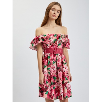 orsay Тъмнорозова дамска рокля на цветя ORSAY Orsay | Rozov | ЖЕНИ | XS