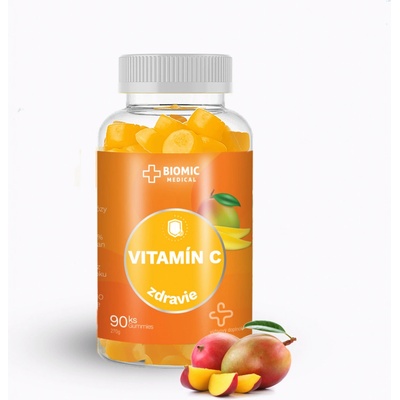 Biomic Vitamín C 250 mg Gummies mango 90 želé pastiliek