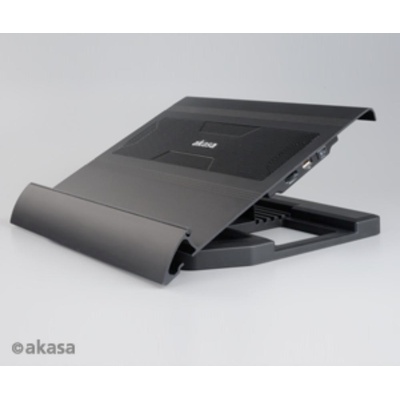 AKASA Chladiaca podložka Everest, pre notebooky do 15.4", Čierna