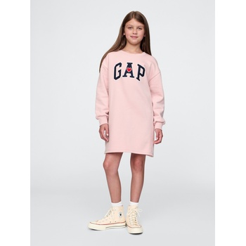 GAP Детска суитшъртена oversize рокля с лого GAP GAP | Rozov | Момичешки | 116/122