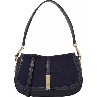 Tommy Hilfiger štýlová dámska kabelka TH Heritage Saddle Bag /DW6/CJM Midnight Navy TH Modrá