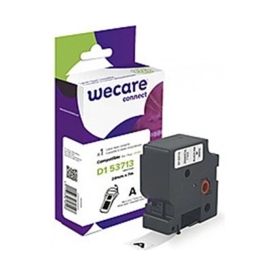 WECARE ARMOR páska kompatibilní s DYMO S0720930,Black/White,24mm*7m, K80013W4