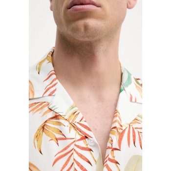 Lindbergh Риза Lindbergh мъжка в бяло със свободна кройка (30.203559.WHITE)