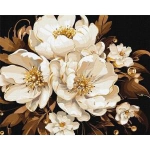 Ideyka Painting by numbers - White delicacy 40x50cm