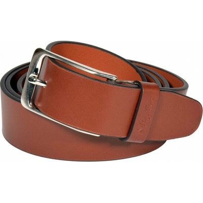 Papillon pánský kožený opasek Cognac
