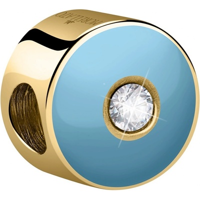 Morellato Modrá pozlátená korálka Drops SCZ1201