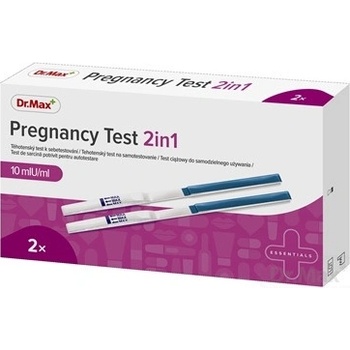 Dr.Max Pregnancy Test 2in1 tehotenský test 2 ks