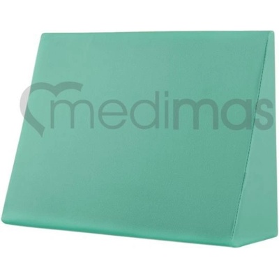 Medimas Polohovací penový masážny klin 35 x 50 x 15cm zelená