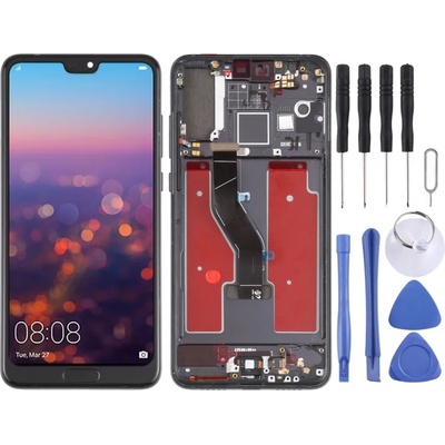 Huawei LCD Дисплей и Тъч Скрийн с Рамка за Huawei P20 Pro