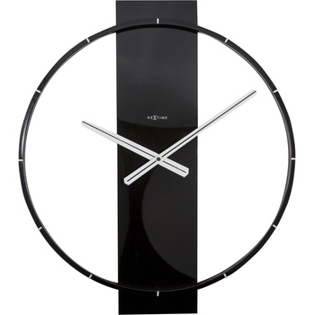 NeXtime Стенен часовник Carl черен (3195ZW)