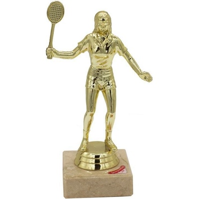 F1033 Soška badminton žena