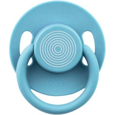 Wee Baby Силиконова залъгалка Wee Baby - Cool, 18 + м, синя (365)