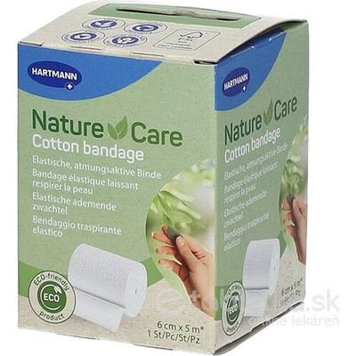Hartmann Nature Care Cotton bandage elastický obväz 6 cm x 5 m