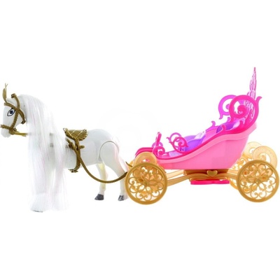 Lamps Kočár s koněm pro panenky na baterie