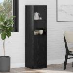 vidaXL Висок шкаф Черния дъб 35 x 37 x 142 см Инженерна дървесина (882906)
